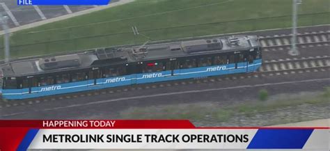 MetroLink single-track operations taking place this week